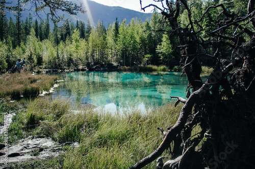 lake in the mountains