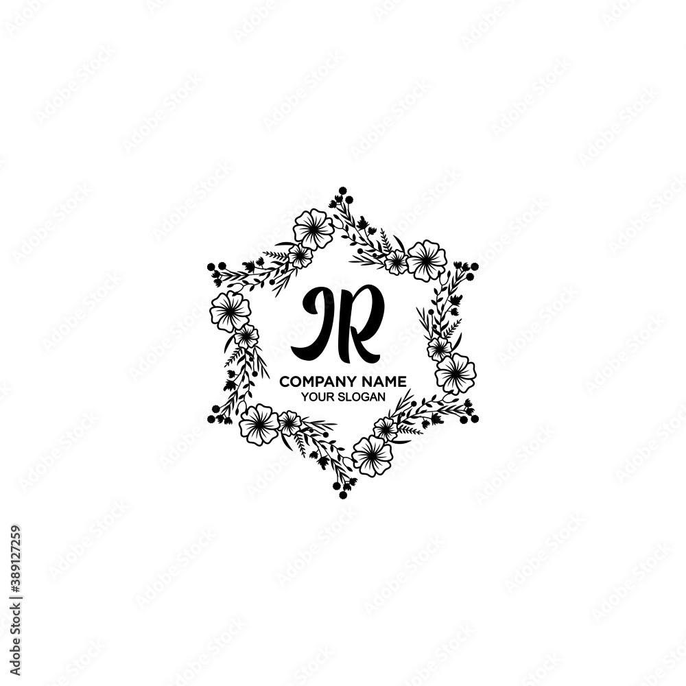 Initial JR Handwriting, Wedding Monogram Logo Design, Modern Minimalistic and Floral templates for Invitation cards Initial JR Handwriting, Wedding Monogram Logo Design, Modern Minimalistic and Floral templates for Invitation cards