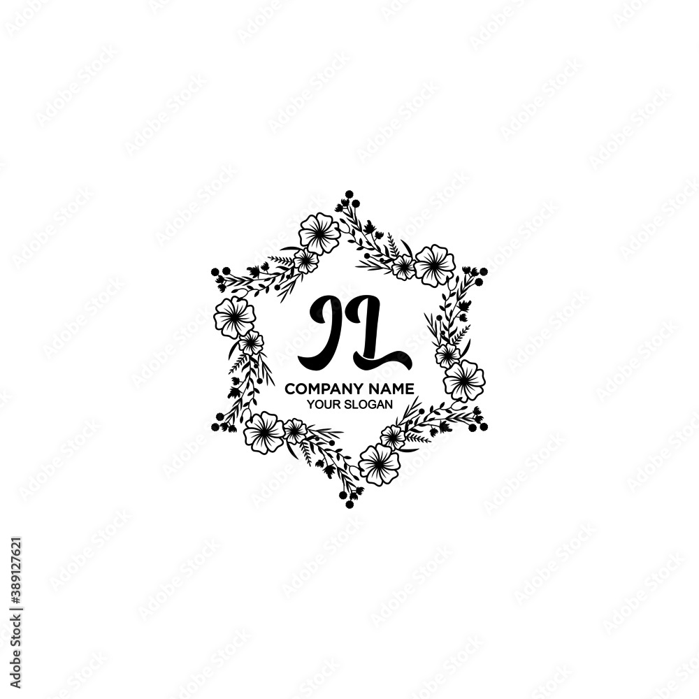 Initial JL Handwriting, Wedding Monogram Logo Design, Modern Minimalistic and Floral templates for Invitation cards Initial JL Handwriting, Wedding Monogram Logo Design, Modern Minimalistic and Floral templates for Invitation cards