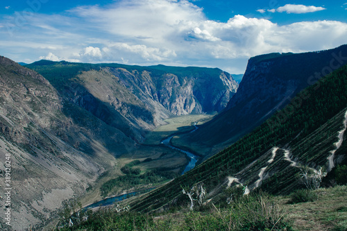 landscape in the mountains