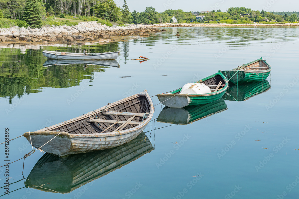 Work boats Nova Scotia landscape Work boats Nova Scotia landscape