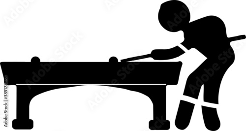 billiard vector illustration isolated on background