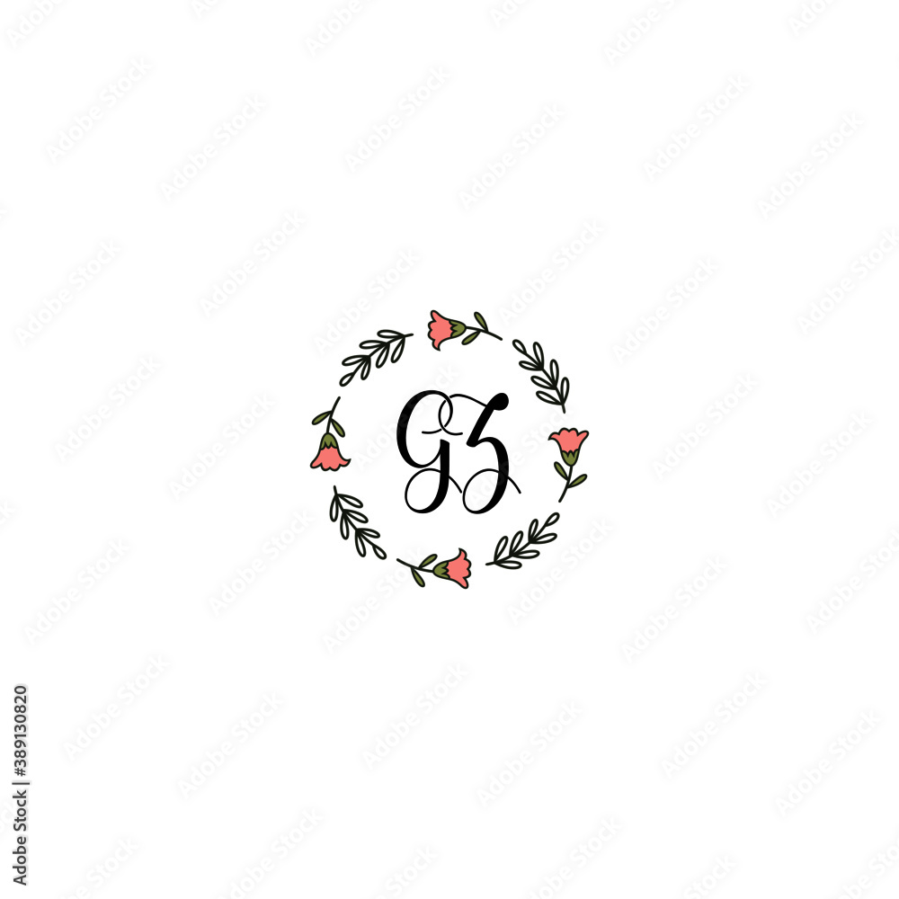Initial GZ Handwriting, Wedding Monogram Logo Design, Modern Minimalistic and Floral templates for Invitation cards Initial GZ Handwriting, Wedding Monogram Logo Design, Modern Minimalistic and Floral templates for Invitation cards