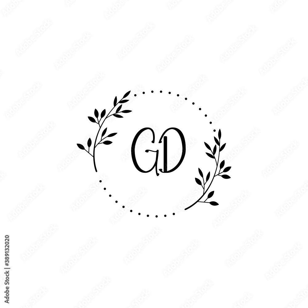 Initial GD Handwriting, Wedding Monogram Logo Design, Modern Minimalistic and Floral templates for Invitation cards
Initial GD Handwriting, Wedding Monogram Logo Design, Modern Minimalistic and Floral templates for Invitation cards