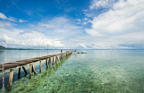 Beautiful view of Ora Beach, Manusela National Park, in Seram Island, Maluku, Indonesia © Sony Herdiana