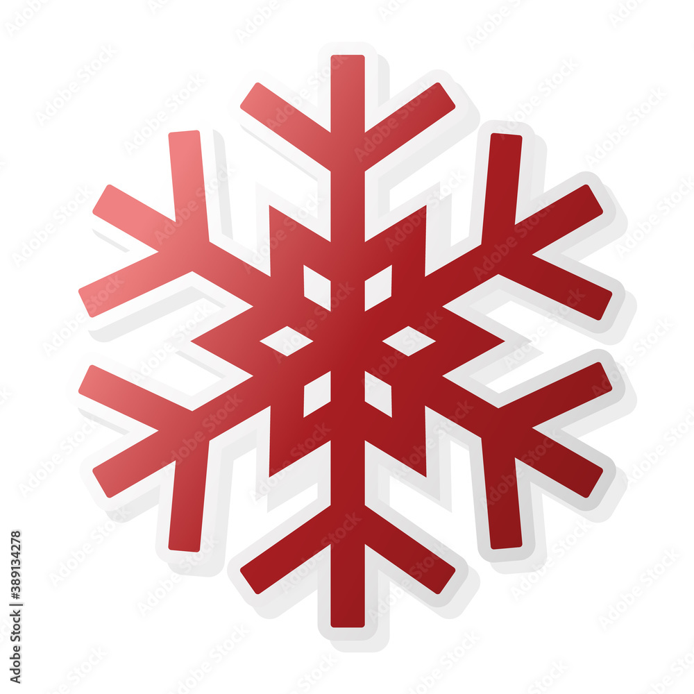 Sticker snowflake Sticker snowflake