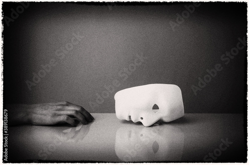 The mask is a symbol of duplicity