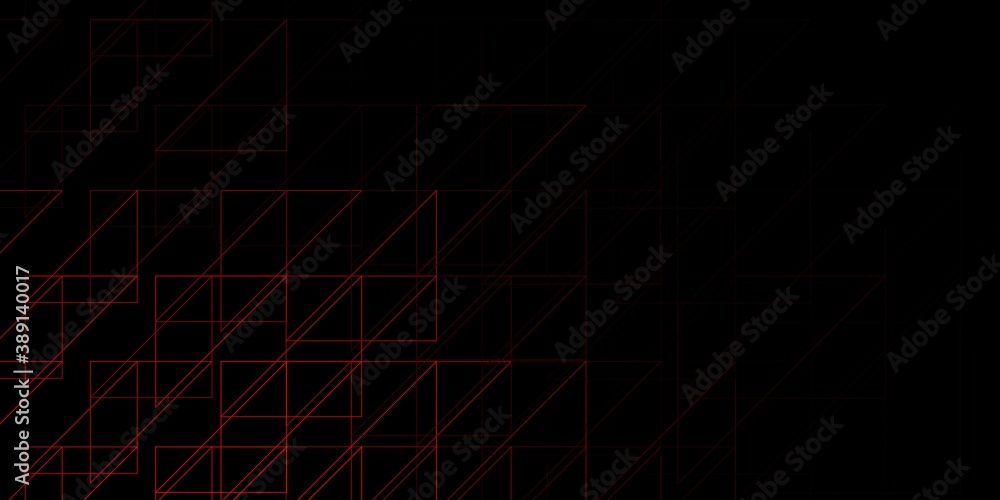 Dark Orange vector pattern with lines.