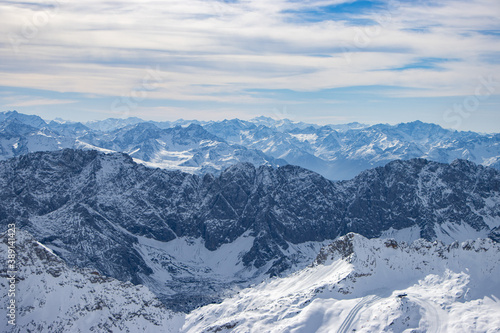 Berggipfel Panorama Zugspitze © karlJ