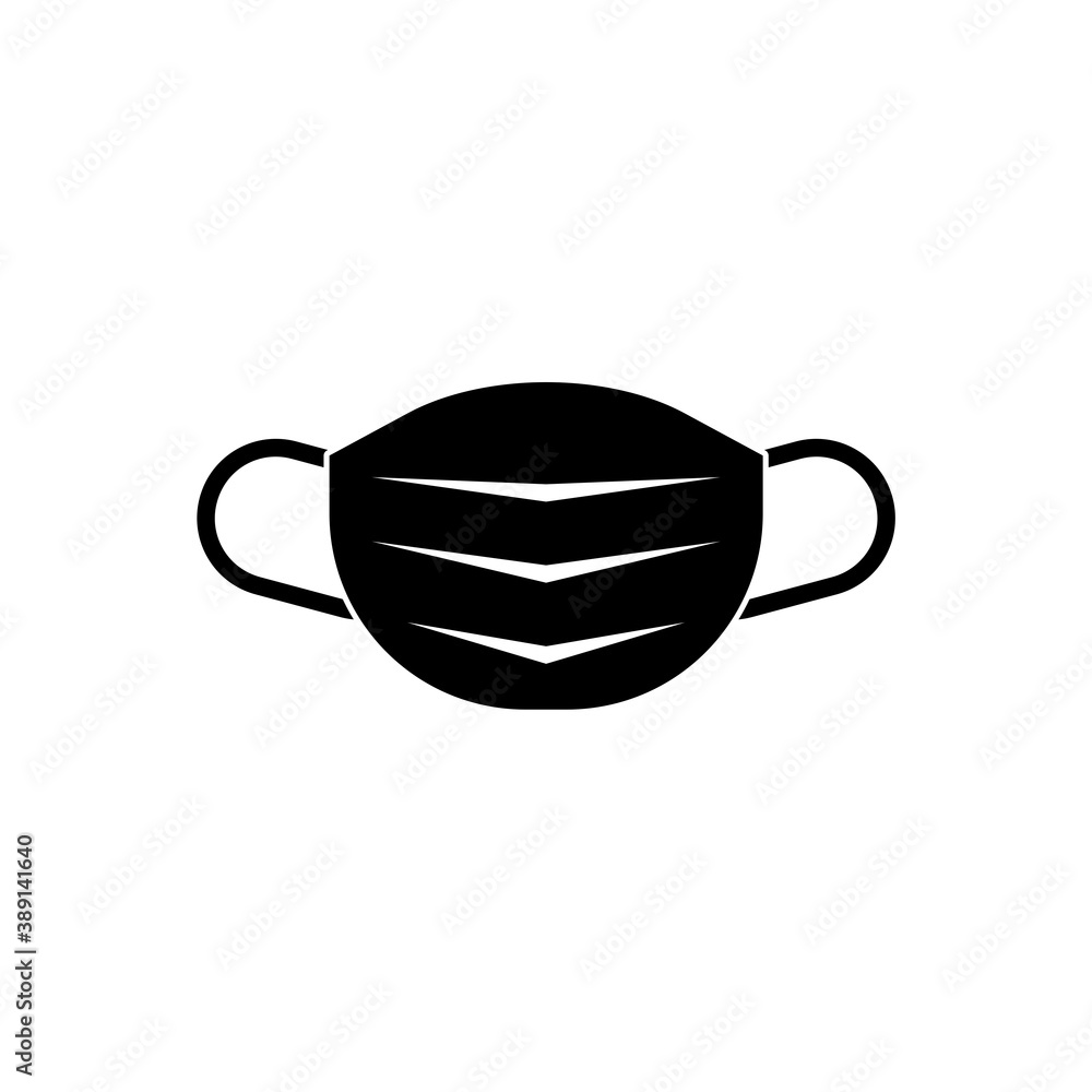 Mask Icon Isolated On White Background Mask Icon Isolated On White Background
