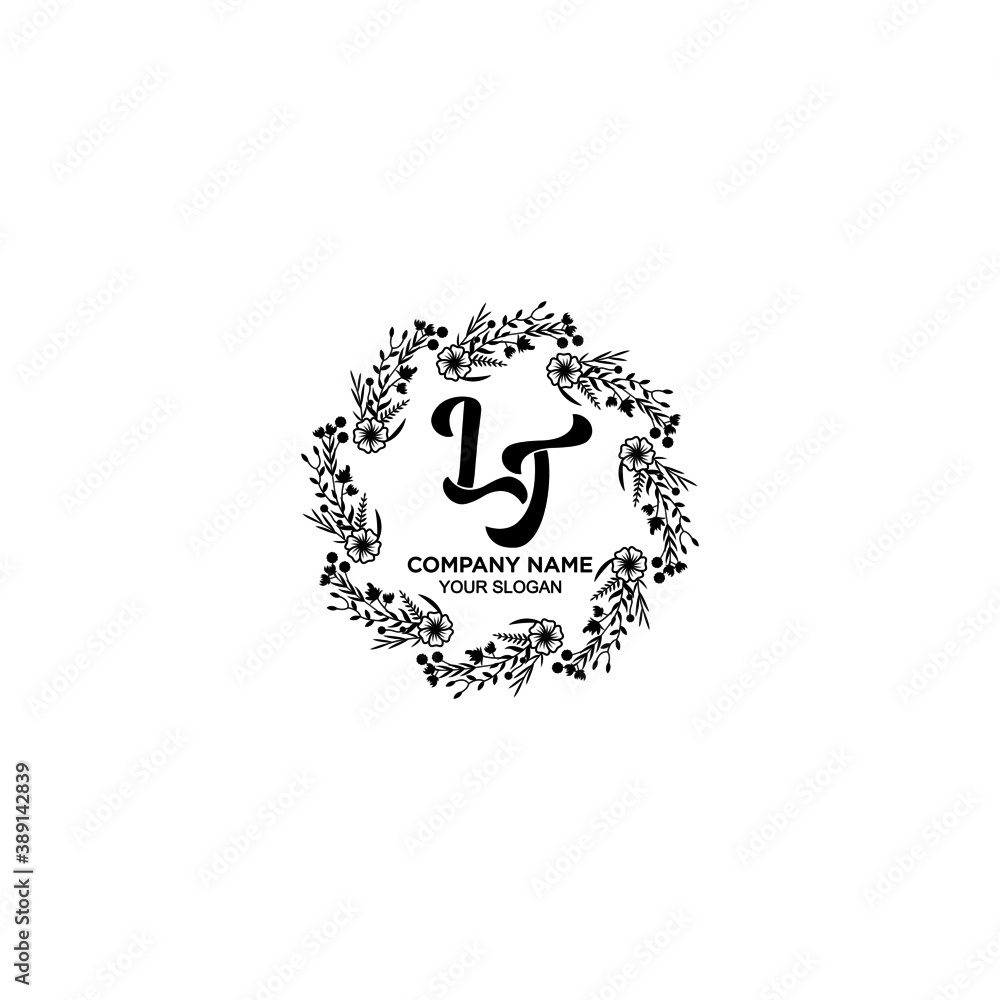 Initial LT Handwriting, Wedding Monogram Logo Design, Modern Minimalistic and Floral templates for Invitation cards Initial LT Handwriting, Wedding Monogram Logo Design, Modern Minimalistic and Floral templates for Invitation cards