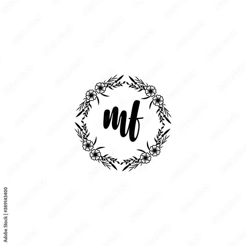 Initial MF Handwriting, Wedding Monogram Logo Design, Modern Minimalistic and Floral templates for Invitation cards
Initial MF Handwriting, Wedding Monogram Logo Design, Modern Minimalistic and Floral templates for Invitation cards
