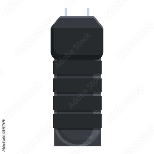 Taser bandit icon. Cartoon of taser bandit vector icon for web design isolated on white background
