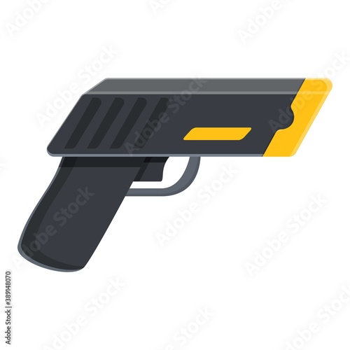 Taser danger icon. Cartoon of taser danger vector icon for web design isolated on white background