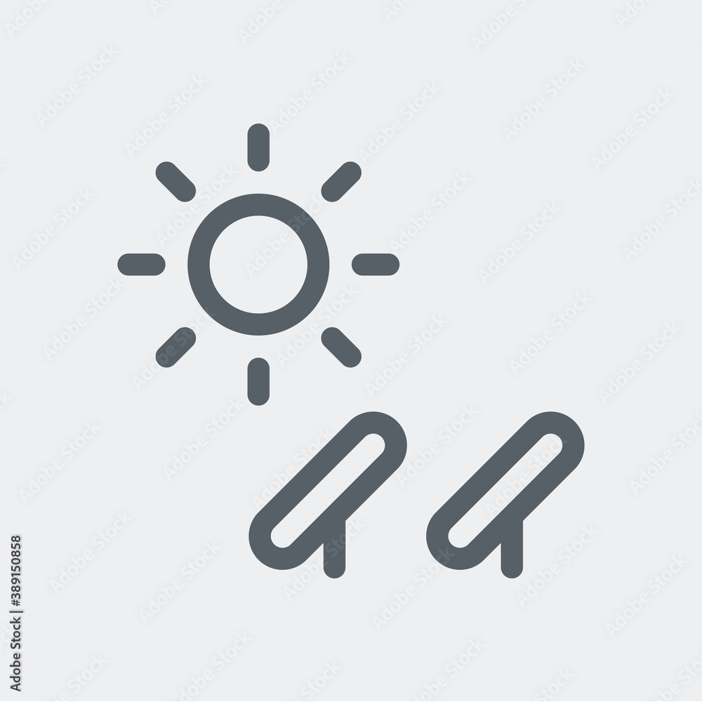 Solar panel icon isolated on background. The environment symbol modern, simple, vector, icon for website design, mobile app, ui. Vector Illustration Solar panel icon isolated on background. The environment symbol modern, simple, vector, icon for website design, mobile app, ui. Vector Illustration