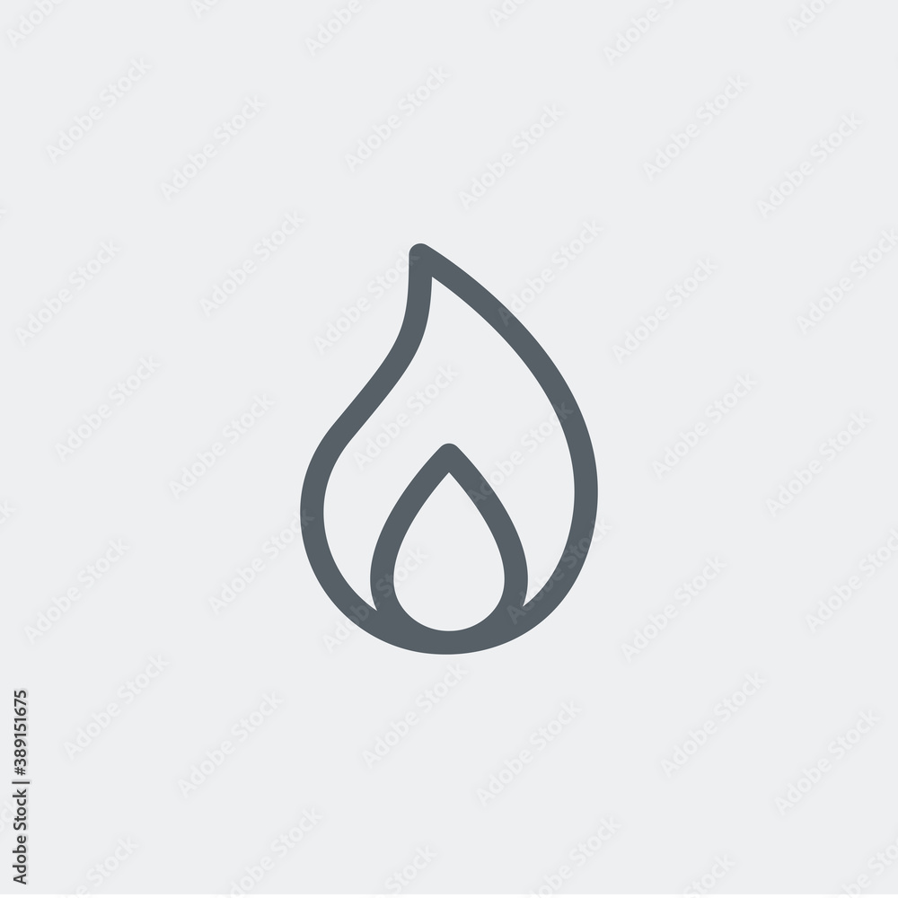 Fire icon isolated on white background. Burn symbol modern, simple, vector, icon for website design, mobile app, ui. Vector Illustration Fire icon isolated on white background. Burn symbol modern, simple, vector, icon for website design, mobile app, ui. Vector Illustration