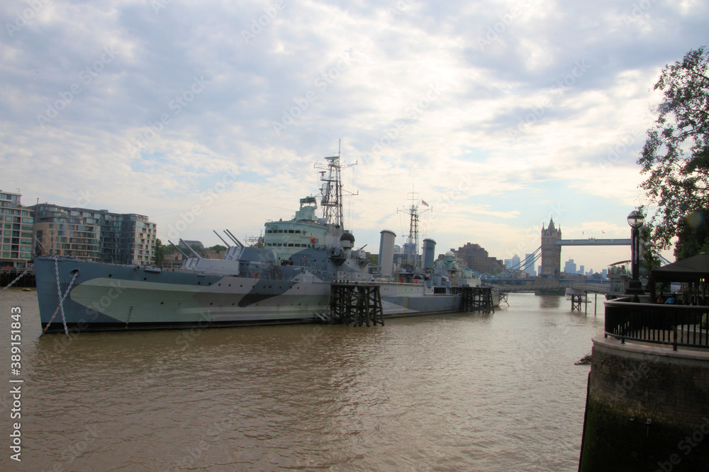 The River Thames in London