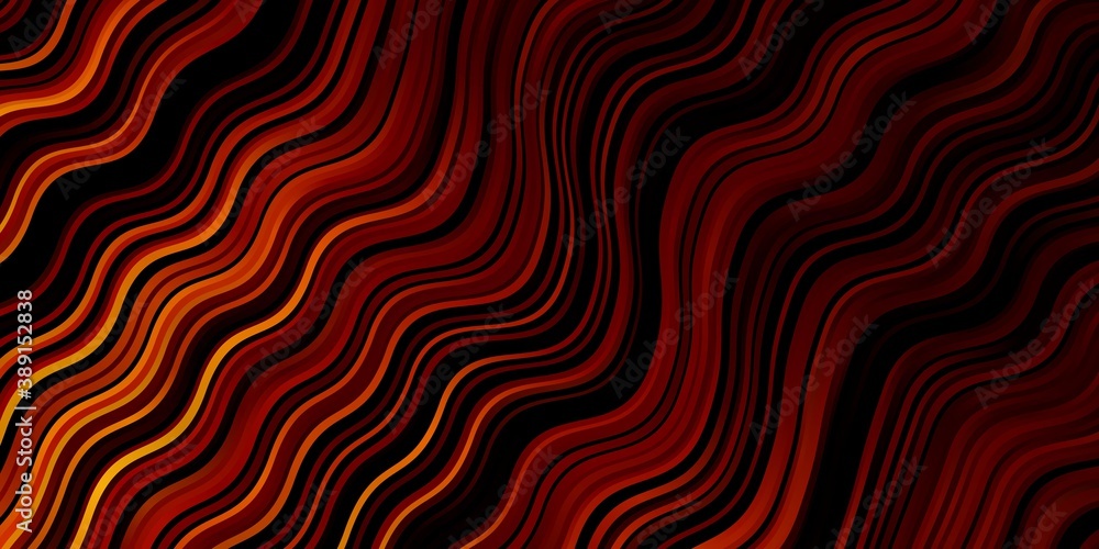 Dark Orange vector template with wry lines. Dark Orange vector template with wry lines.