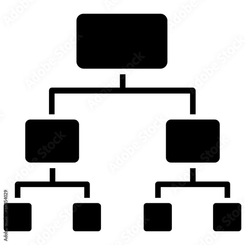 
Database mainframe connected to multiple computer screens, data mining and patterns icon
