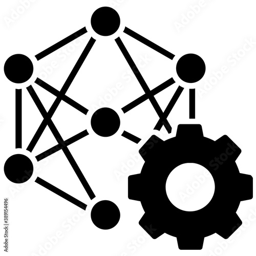 
Globe with connections symbolising global network
