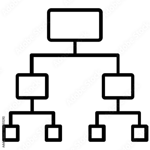 
Database mainframe connected to multiple computer screens, data mining and patterns icon
