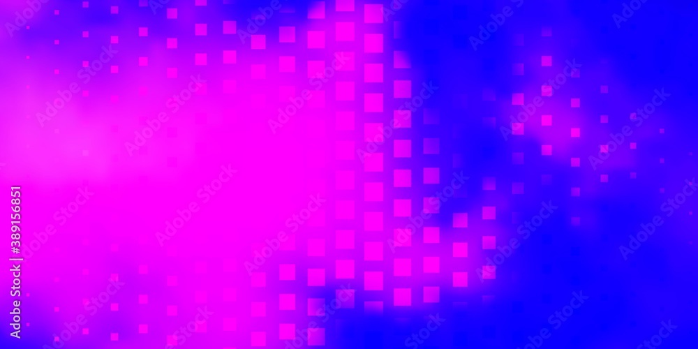 Light Purple, Pink vector texture in rectangular style.
