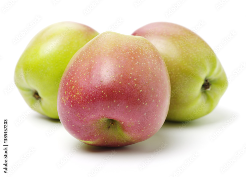 Red apples isolated on white background Red apples isolated on white background