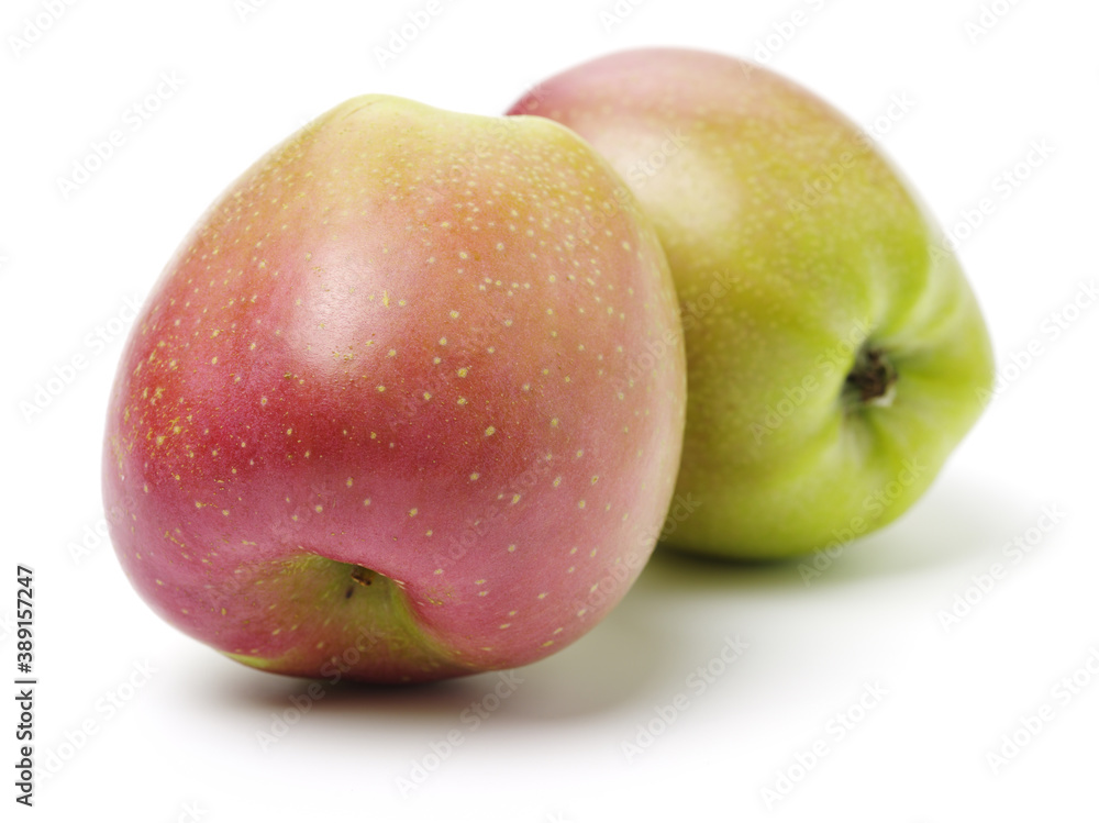 Red apples isolated on white background Red apples isolated on white background