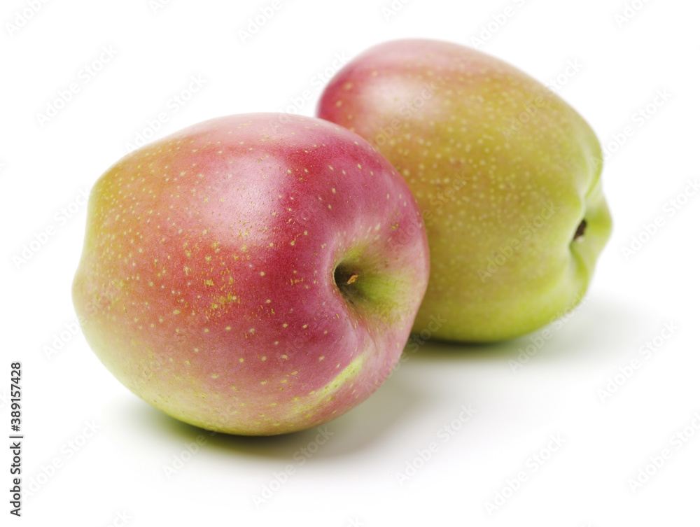 Red apples isolated on white background Red apples isolated on white background