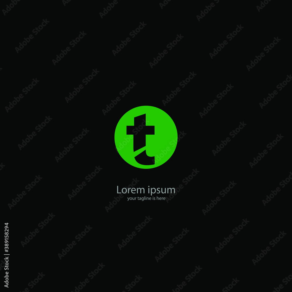 simple elegant logo og letter t with white background simple elegant logo og letter t with white background