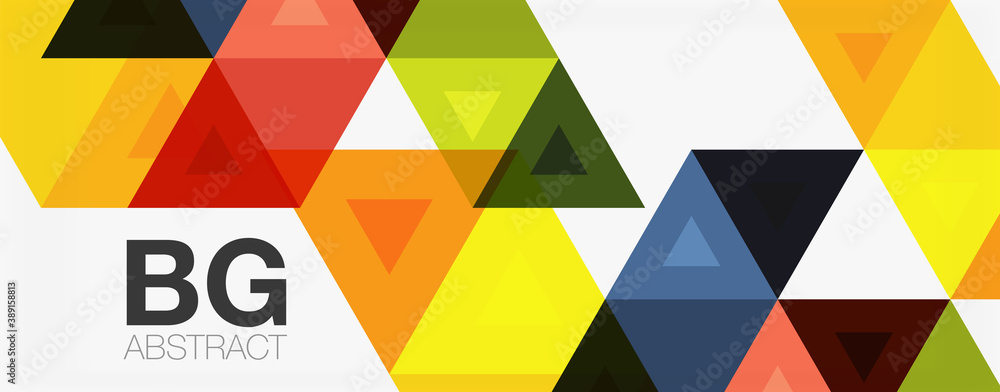 Mosaic triangle pattern abstract background for cover, banner, flyer and poster and other template Mosaic triangle pattern abstract background for cover, banner, flyer and poster and other template
