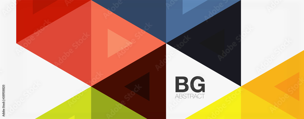 Mosaic triangle pattern abstract background for cover, banner, flyer and poster and other template Mosaic triangle pattern abstract background for cover, banner, flyer and poster and other template