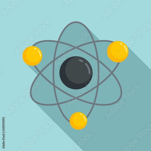 Science gravity icon. Flat illustration of science gravity vector icon for web design