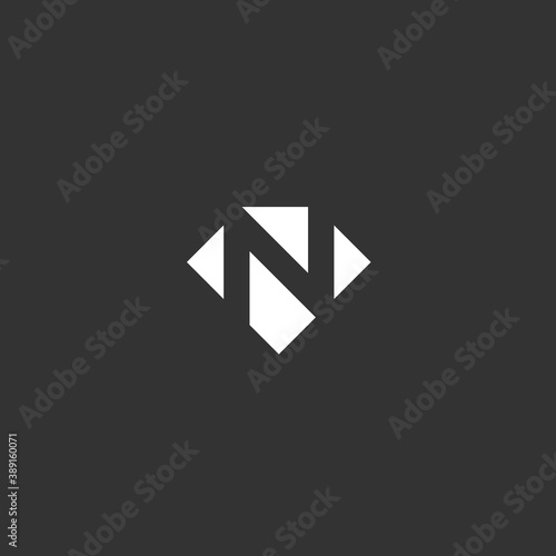 Free Download abstract fox logo. n icon - GFXLoad