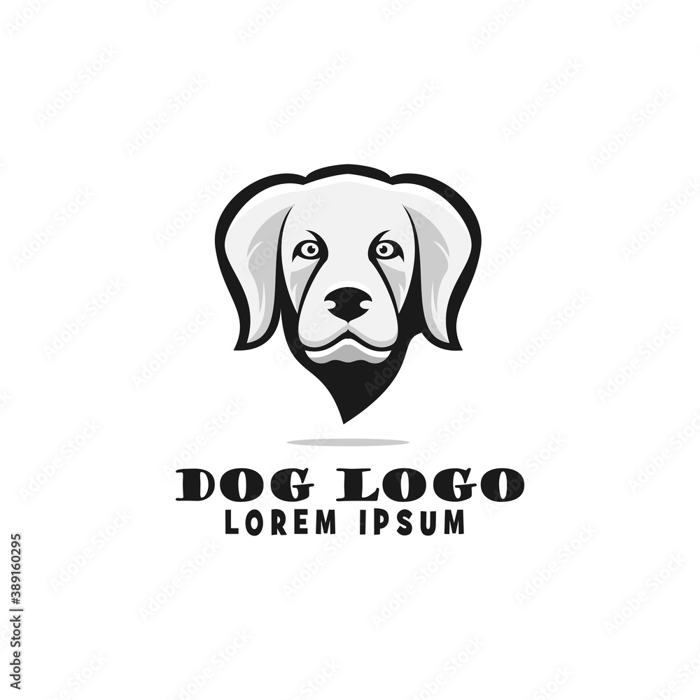 head dog logo design vector template head dog logo design vector template