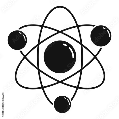Science gravity icon. Simple illustration of science gravity vector icon for web design isolated on white background