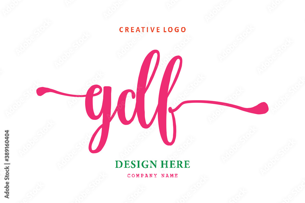 GDF lettering logo is simple, easy to understand and authoritative GDF lettering logo is simple, easy to understand and authoritative