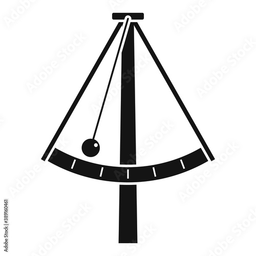 Metronome gravity icon. Simple illustration of metronome gravity vector icon for web design isolated on white background