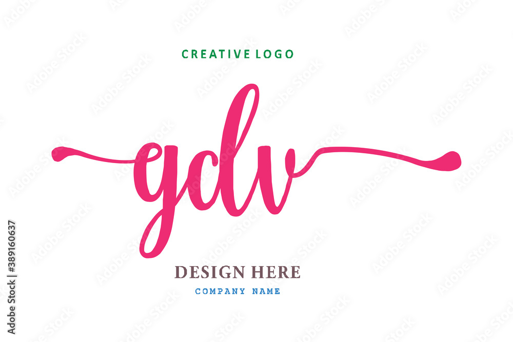 GDV lettering logo is simple, easy to understand and authoritative GDV lettering logo is simple, easy to understand and authoritative
