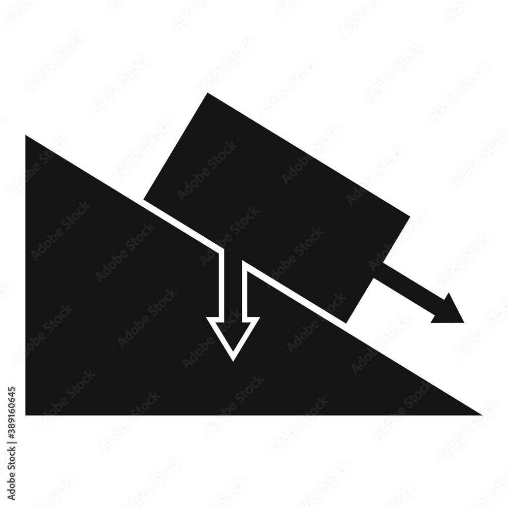 Science angle object gravity icon. Simple illustration of science angle object gravity vector icon for web design isolated on white background Science angle object gravity icon. Simple illustration of science angle object gravity vector icon for web design isolated on white background