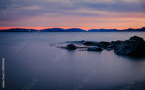 Sunrise and silky sea © Da
