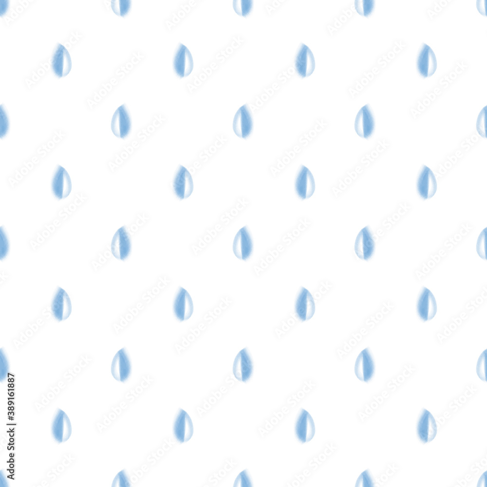 seamless hand draw rain drop pattern on white background seamless hand draw rain drop pattern on white background