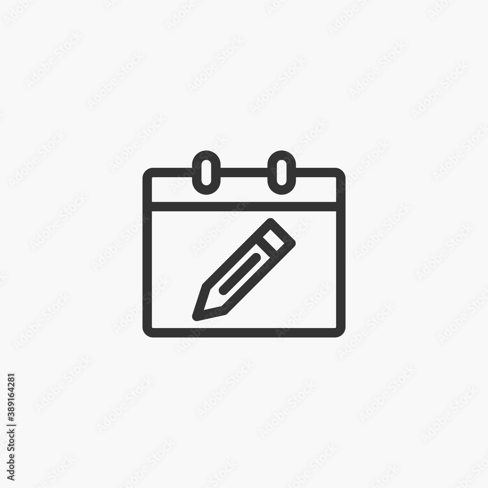Calendar icon isolated on background. Organizer symbol modern, simple, vector, icon for website design, mobile app, ui. Vector Illustration Calendar icon isolated on background. Organizer symbol modern, simple, vector, icon for website design, mobile app, ui. Vector Illustration