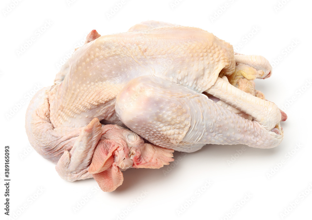 raw chicken isolated on white background raw chicken isolated on white background