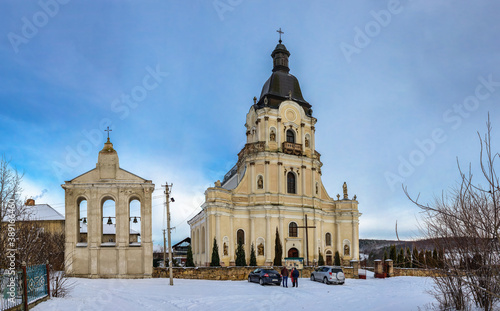 Baroque Trinity Church in Mykulyntsi, Ukraine