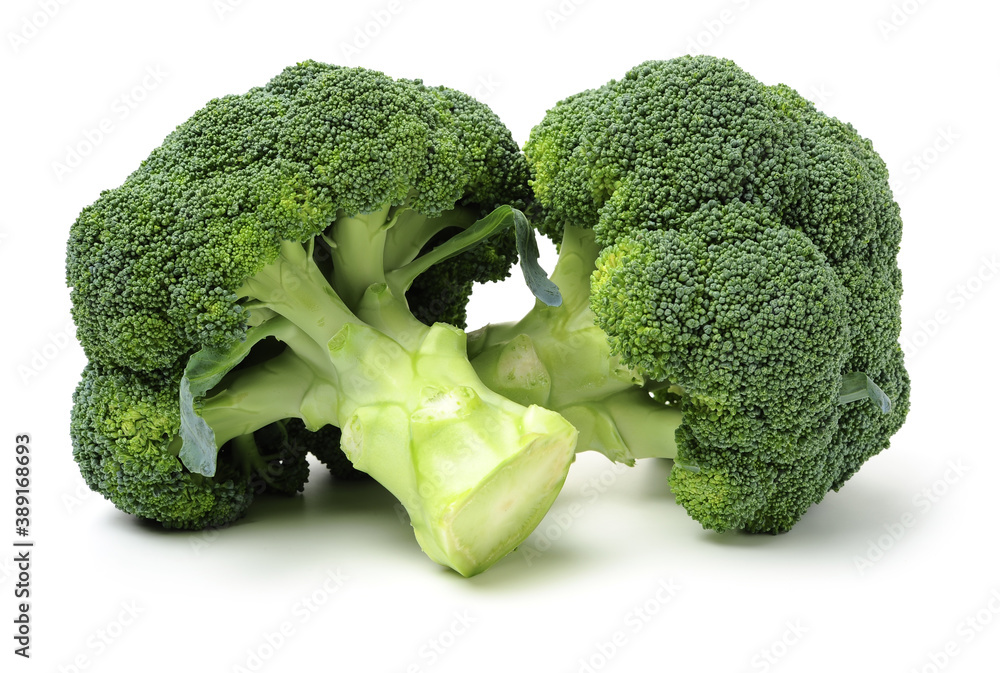 Broccoli vegetable isolated on white background 