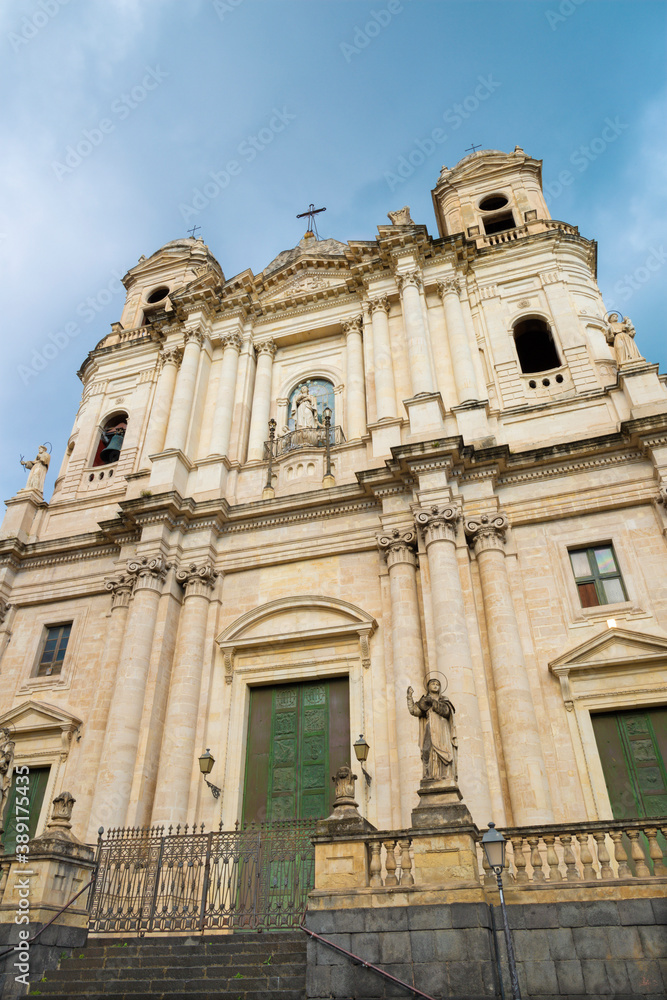 Catania - The St. Francis of Assisi (Chiesa di San Francesco d'Assisi all'Immacolata) church.