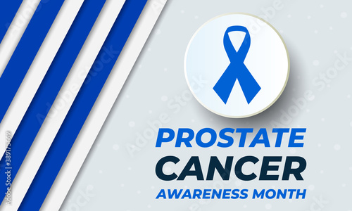 November is Prostate Cancer Awareness Month. Vector Illustration. Poster, card, banner, background design. 
