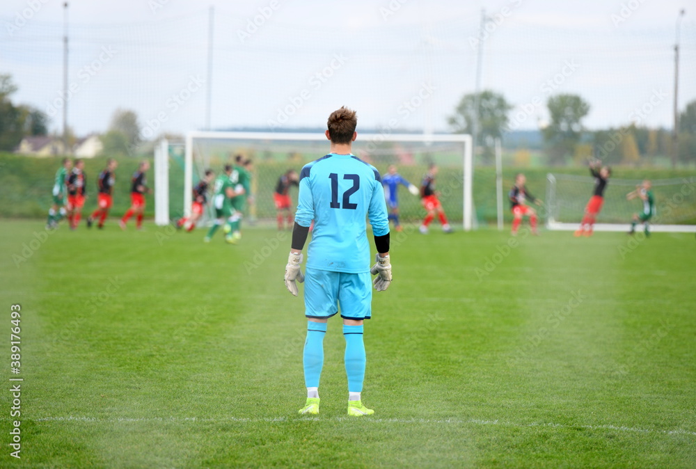 Fototapeta premium Piłka nożna, bramkarz