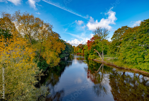 Autumn landscape by a river © Charlotte